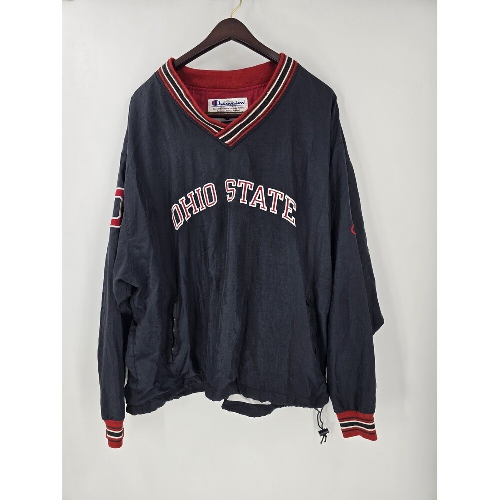 Vintage Ohio State University Buckeyes Windbreaker Jacket Mens XXL Champion